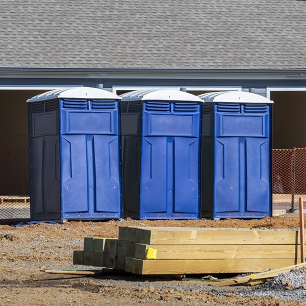 what is the cost difference between standard and deluxe porta potty rentals in Parkston